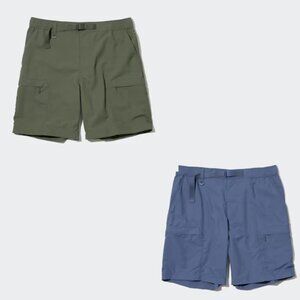 Uniqlo Geared Shorts (8") in Olive and Dark Gray (comes with both)